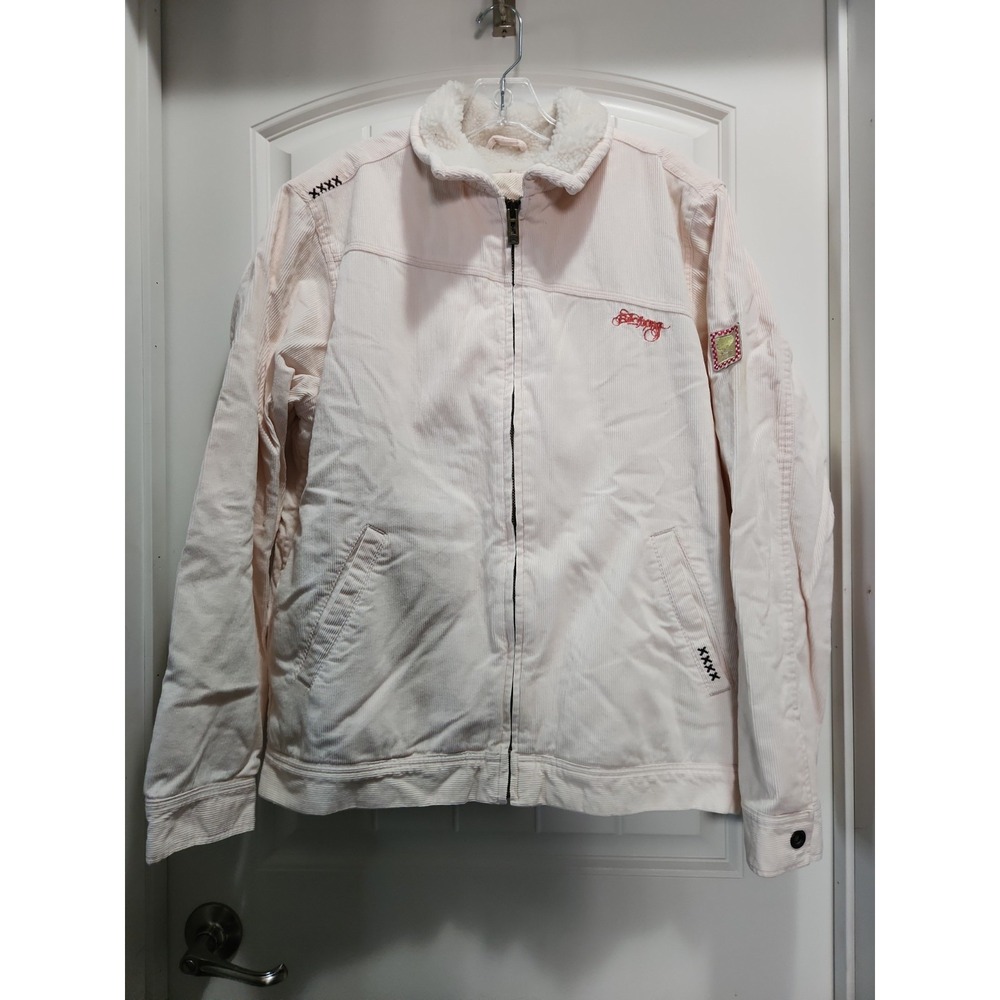 Billabong Mens Corduroy Sherpa Lined Jacket XL M702TMUN Full Zip Trucker